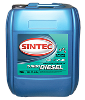 Масло моторное SINTEC Turbo Diesel SAE 10w40 API CF-4/CF/SJ (20л)