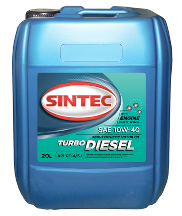 Масло моторное SINTEC Turbo Diesel SAE 10w40 API CF-4/CF/SJ (20л)