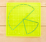 Геоборд двусторонний «Транспорт» со сменными картинками и резиночками, по методике Монтессори, фото 4