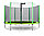 Батут ALPIN 3,74м с защитной сеткой и лестницей, фото 8