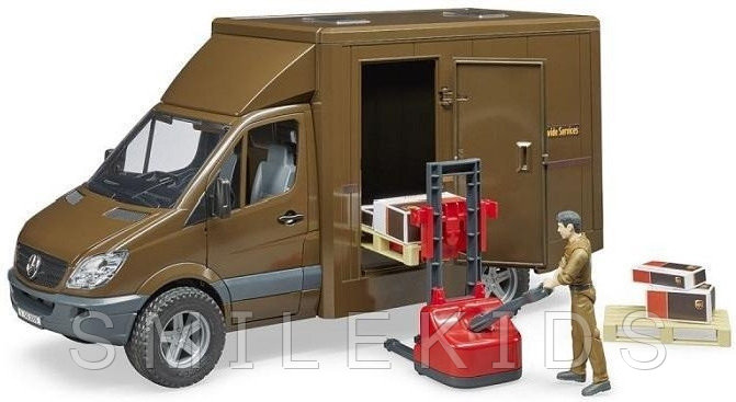 Mercedes-Benz Sprinter фургон UPS с фигуркой
