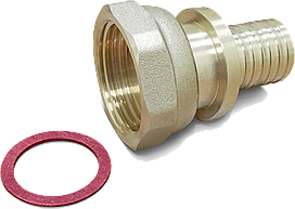 Муфта латунная 16x3/4 Varmega Slide-fit с накидной гайкой