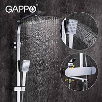Душевая стойка Gappo G2483-8 белый/хром