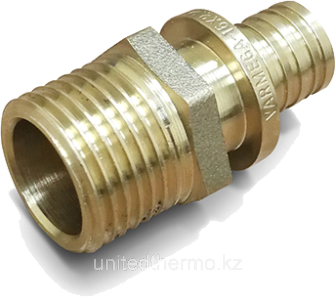Муфта 25x1 латунная с наружной резьбой Varmega Slide-fit