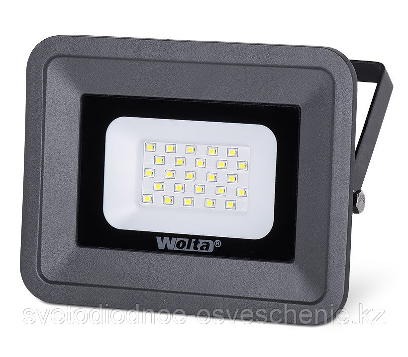 Прожектор светодиодный Wolta WFL-20W/06 20Вт 5700K 1800 лм серый IP65 150x145/110x27 1/20