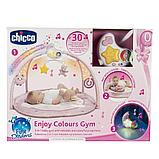 Игровой коврик Chicco 3 в 1 Enjoy Colors Gym розовый, фото 4
