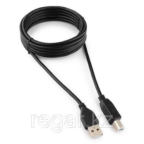 Кабель USB 2.0 Pro Cablexpert CCP-USB2-AMBM-10, AM/BM, 3.0м, экран, черный, пакет