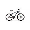 Велосипед FORWARD HARDI 26 2.0 disc (26" 21 ск. рост 17") 2020-2021, серый матовый/черный, RBKW1M66Q