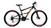 Велосипед FORWARD RAPTOR 27,5 2.0 disc (27,5" 18 ск. рост 18") 2020-2021, черный/красный, RBKW1F17E0