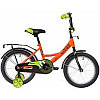 Велосипед NOVATRACK 16" VECTOR оранжевый, тормоз нож, крылья, багажник, защита А-тип