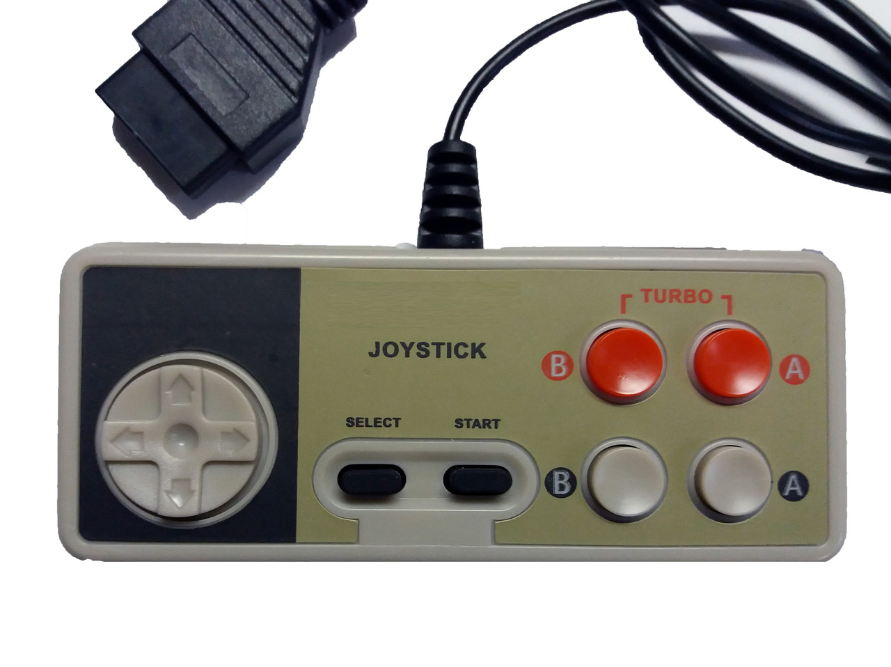 Джойстик DENDY STEEPLER 8-бит широкий разъём (15 контактов) - фото 1 - id-p89671311