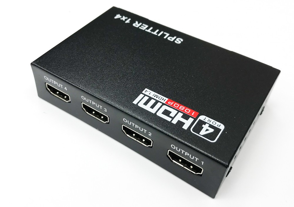 HDMI 1x4 порта сплиттер, разветвитель, коммутатор