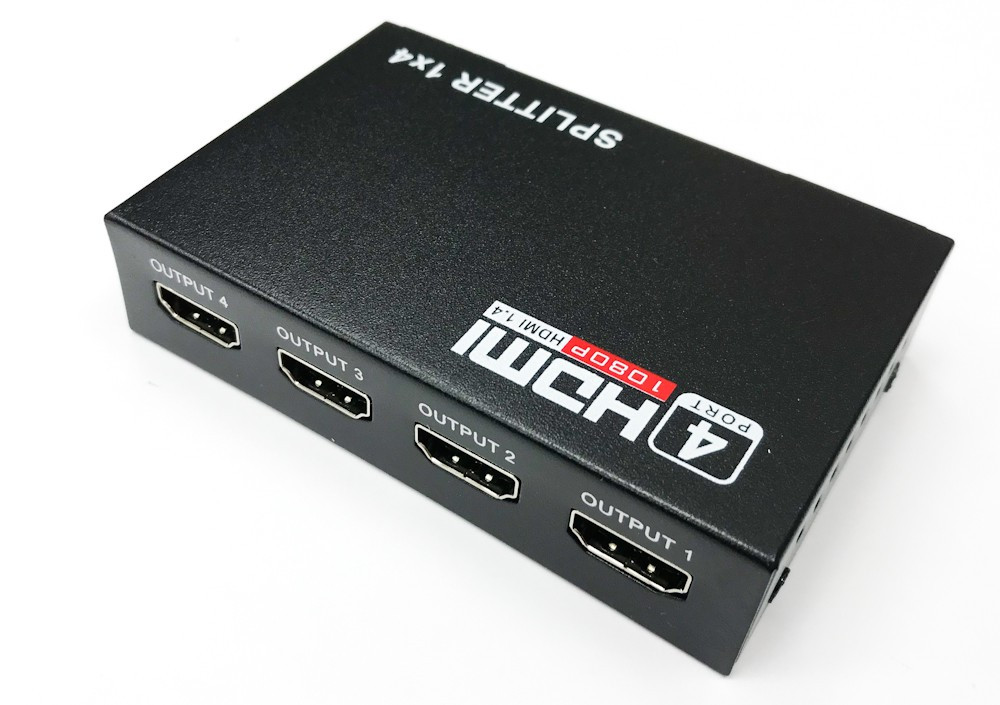 HDMI 1x4 порта сплиттер, разветвитель, коммутатор - фото 1 - id-p89671992