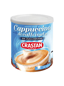 Crastan Капучино растворимый без кофеина (без сахара), 150г