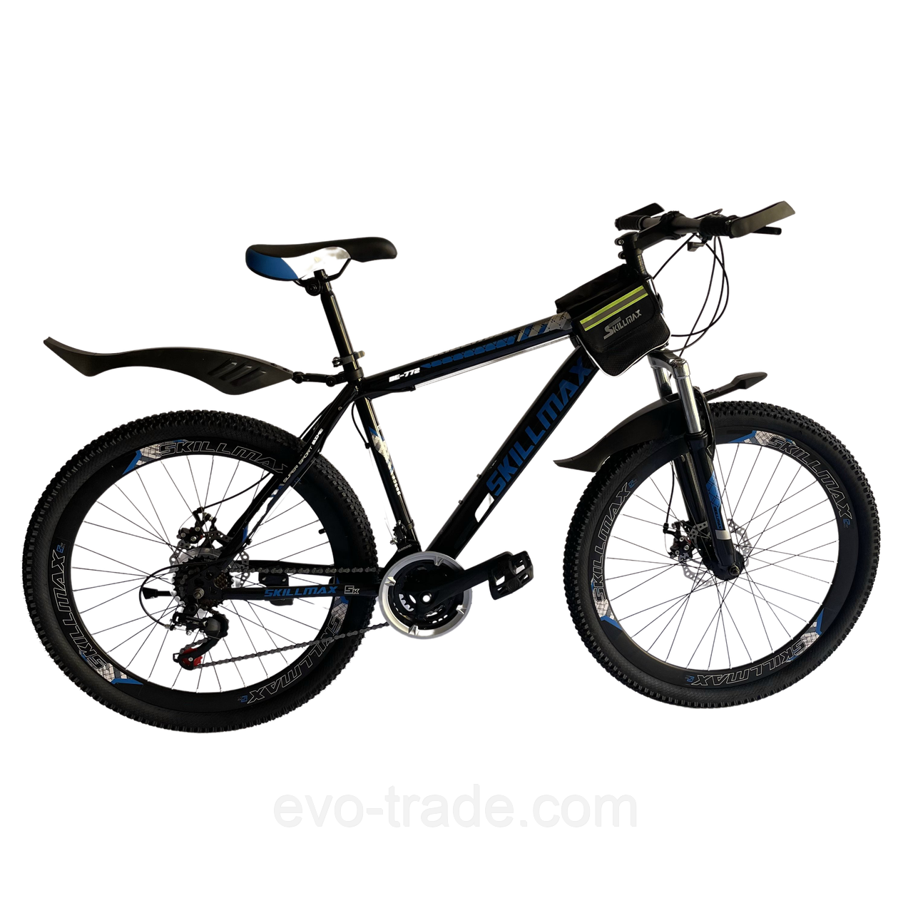 Велосипед Skillmax 26cм сине-черный