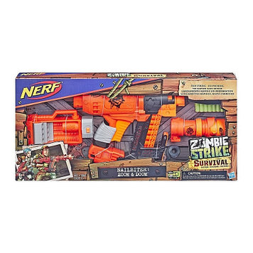 Бластер Nerf Zombie Strike Nailbiter 200M&Doom , E6163