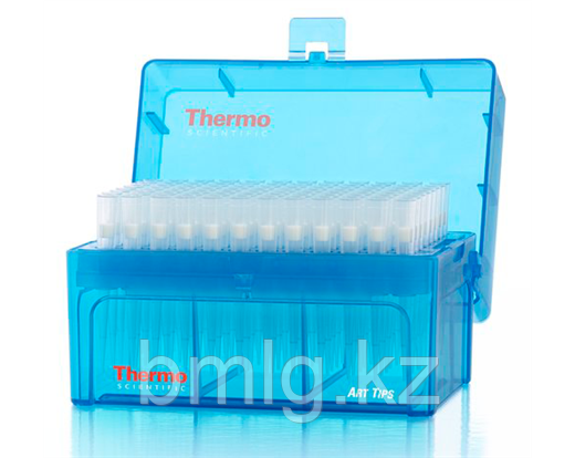 Наконечники 10 мкл стерильные, в штативе с фильтром  96 шт/уп,Thermo Scientific (Кат. № 2139-HR), фото 1