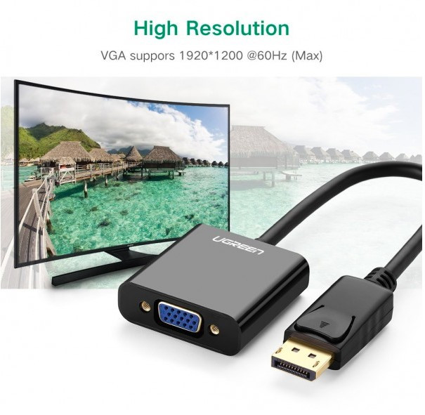 Конвертер DisplayPort на VGA adapter DP109 (20415) UGREEN - фото 3 - id-p88147124