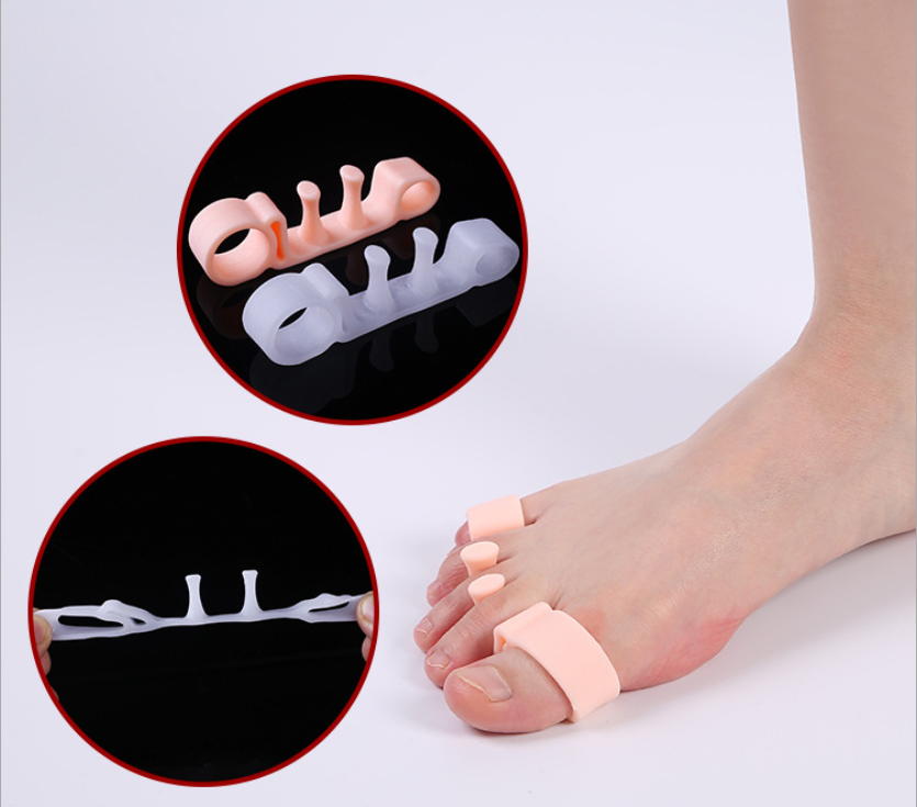 Корректоры для пальцев ног ортопедические вставки разделители между пятью пальцами ног