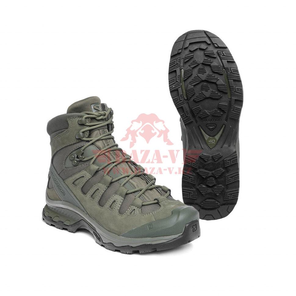 Тактические ботинки, стойкая к проколам подошва Salomon Quest 4D Forces 2 EN (Ranger Green)
