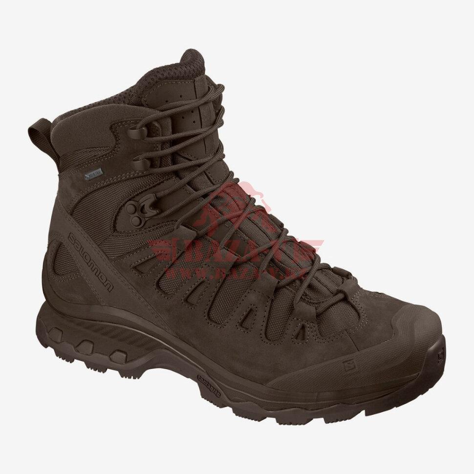 Тактические ботинки, стойкая к проколам подошва Salomon Quest 4D GTX Forces 2 EN (Slate Black) (7.5, Slate