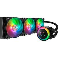 Водяное охлаждение для CPU CoolerMaster MasterLiquid ML360R RGB 4-pin(PWM) 650-2000RPM 30dBA LGA1151/1150/1155