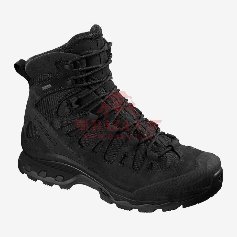 Тактические ботинки, стойкая к проколам подошва Salomon Quest 4D GTX Forces 2 EN (Black) (10, Black)