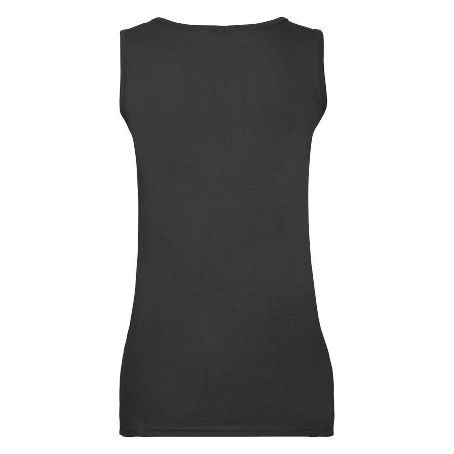 Майка женская "Lady-Fit Valueweight Vest", черный_S, 100% х/б, 165 г/м2 - фото 2 - id-p89708161