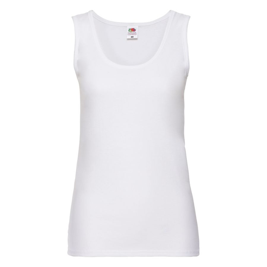 Майка женская "Lady-Fit VaMueweight Vest", белый_L, 100% хлопок, 160 г/м2 - фото 1 - id-p89708167