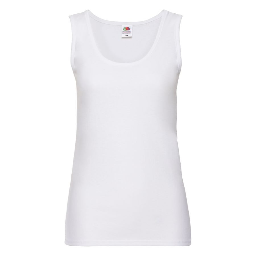 Майка женская "Lady-Fit VaMueweight Vest", белый_S, 100% хлопок, 160 г/м2 - фото 1 - id-p89708173