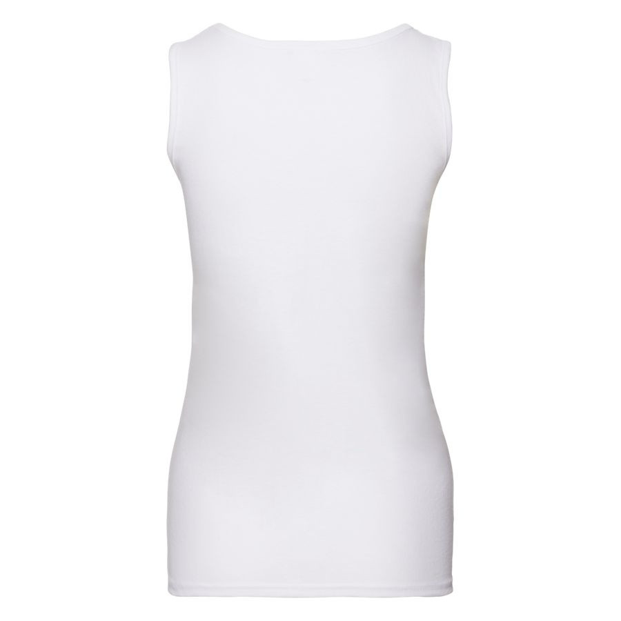 Майка женская "Lady-Fit VaMueweight Vest", белый_M, 100% хлопок, 160 г/м2 - фото 2 - id-p89708178