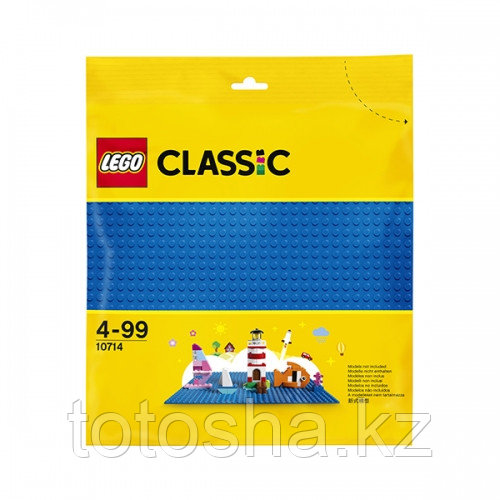 Lego Classic 10714 Строительная пластина синего цвета