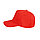 Бейсболка "Hit", 5 клиньев,  застежка на липучке; красный; 100% п/э; плотность 135 г/м2, фото 2