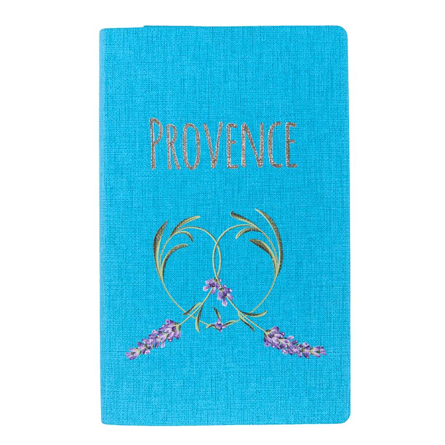 Бизнес-блокнот А5 "Provence", голубой , мягкая обложка, в клетку - фото 2 - id-p89709216
