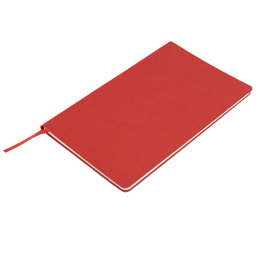 Бизнес-блокнот "Audrey", 130х210 мм, красный, кремовая бумага, гибкая обложка, в линейку - фото 1 - id-p89711463