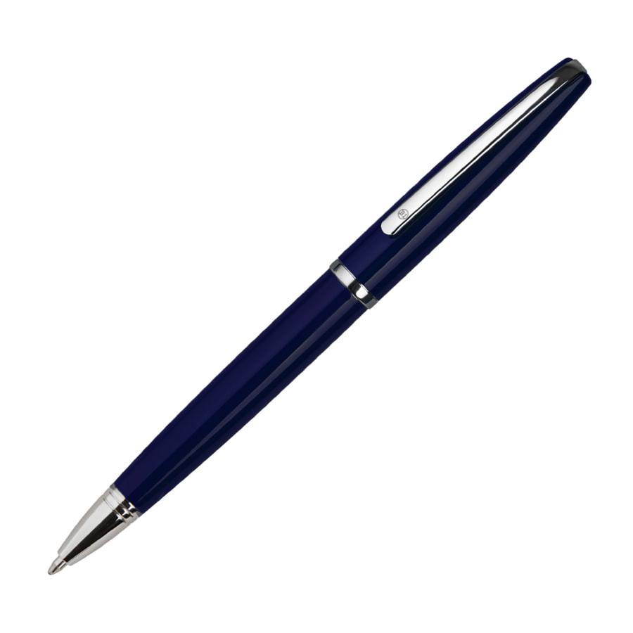 DELICATE, ручка шариковая, темно-синий/хром, металл - фото 1 - id-p89711471