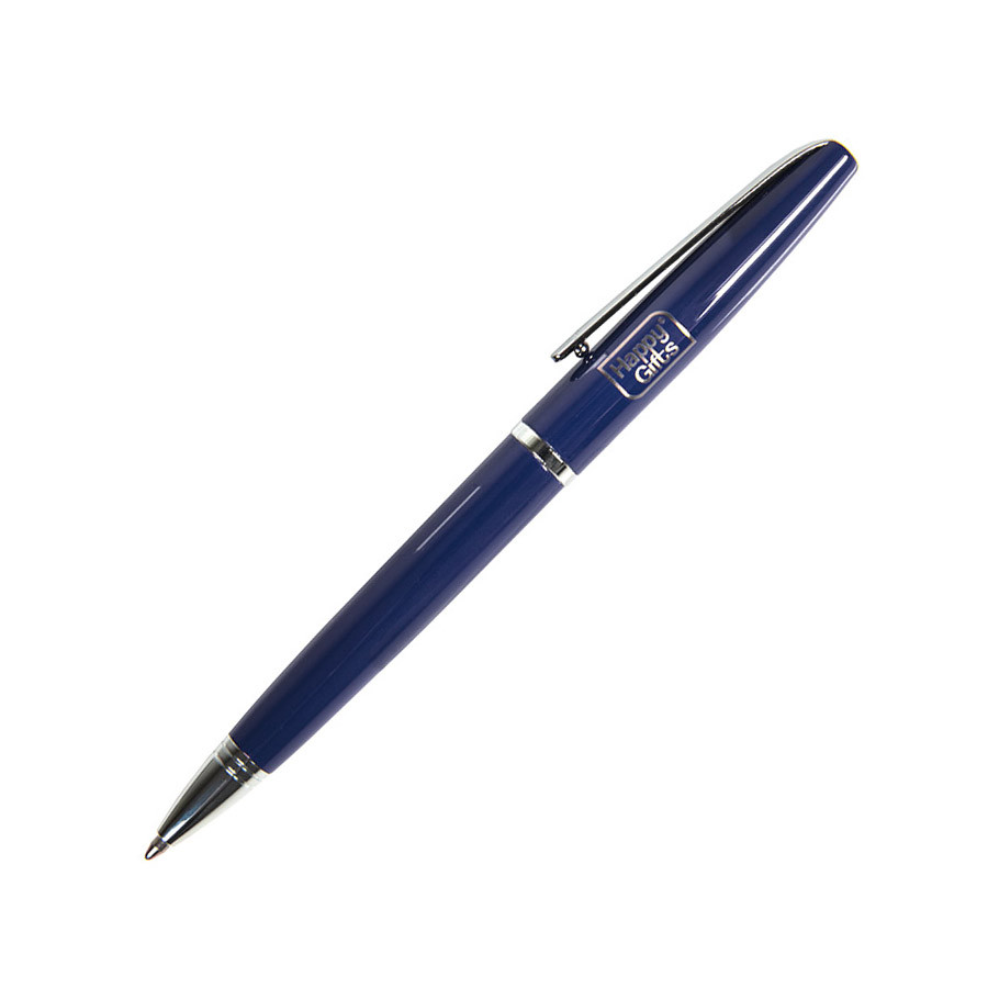 DELICATE, ручка шариковая, темно-синий/хром, металл - фото 2 - id-p89711471