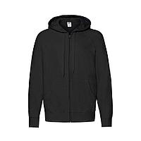 Толстовка без начеса "Lightweight Hooded Sweat", черный, S, 80% х/б 20% полиэстер, 240 г/м2