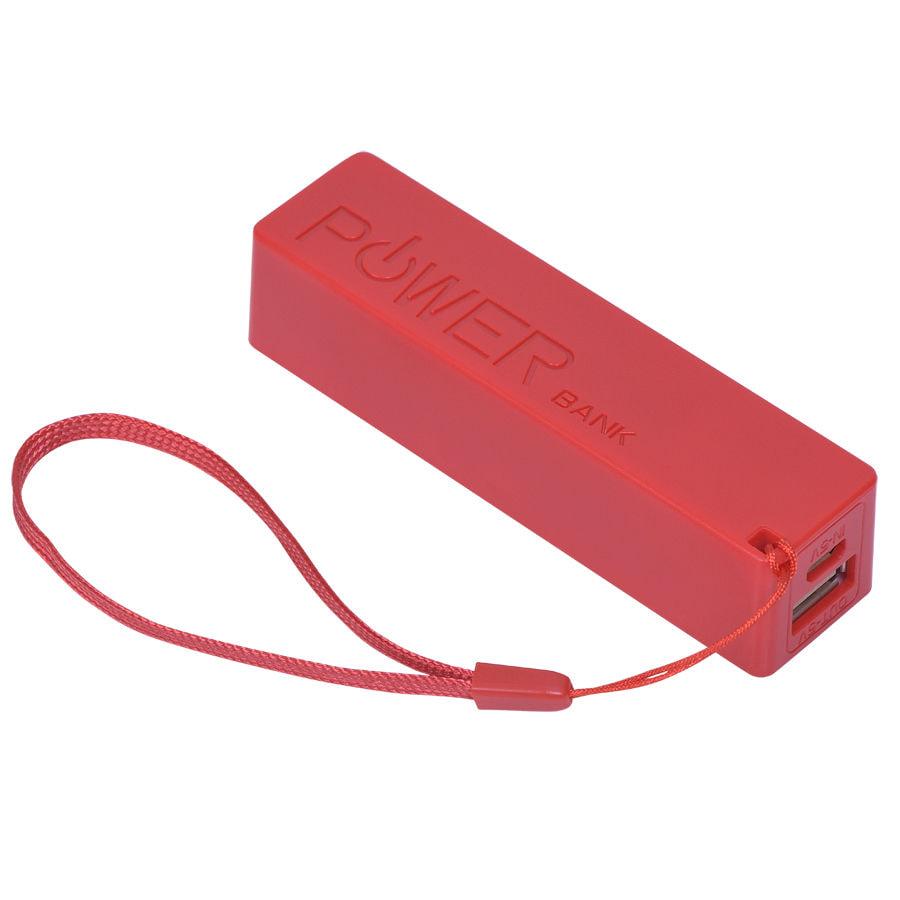Универсальный аккумулятор "Keox" (2000mAh), красный, 9,7х2,6х2,3 см,пластик, шт
