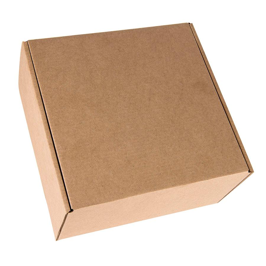 Коробка подарочная BOX, размер 20,5*21* 11см, картон МГК бур., самосборная - фото 2 - id-p89711485