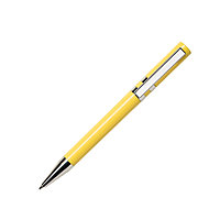 Ручка шариковая ETHIC CHROME, желтый, пластик, металл