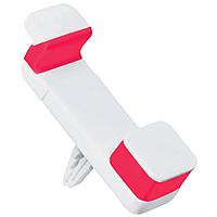 Держатель для телефона "Holder", белый с красным, 9,8х4,8х8 см,пластик,силикон