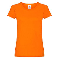 Футболка женская "Original T", оранжевый_XS, 100% хлопок, 145 г/м2