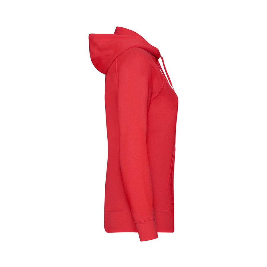 Толстовка без начеса "Ladies Lightweight Hooded Sweat", красный, XL, 80% х/б 20% полиэстер, 240 г/м2 - фото 3 - id-p89711515