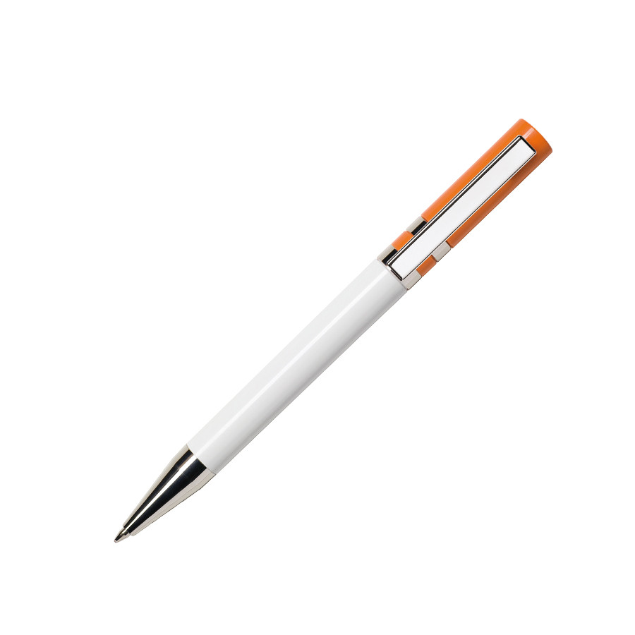 Ручка шариковая ETHIC, оранжевый, пластик, металл