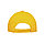 Бейсболка "SUNNY", 5 клиньев, застежка на липучке, солнечно-желтый, 100% хлопок, плотность 180 г/м2, фото 3