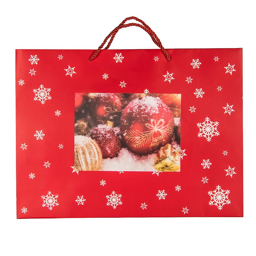 Пакет малый RED WONDER 32*27*11 см, красный, фото 1