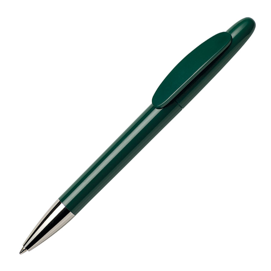 Ручка шариковая ICON CHROME, темно-зеленый, пластик