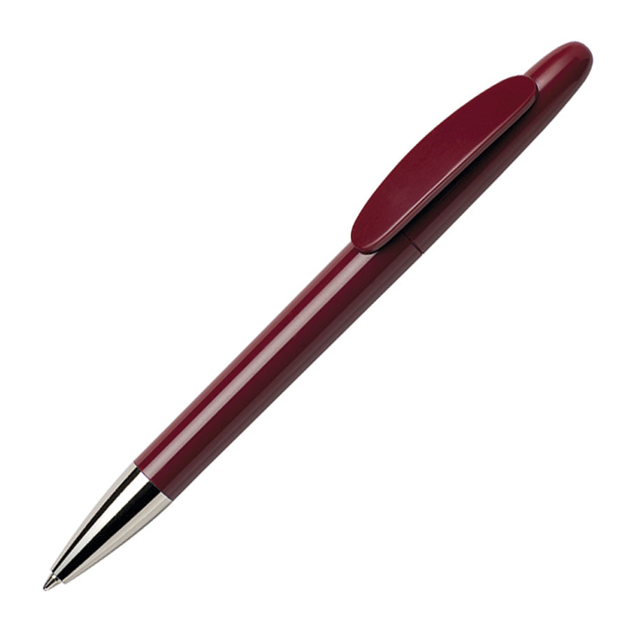Ручка шариковая ICON CHROME, бордовый, пластик