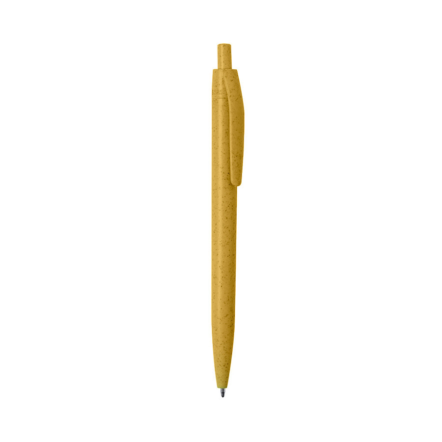 WIPPER, ручка шариковая, желтый, пластик с пшеничным волокном - фото 2 - id-p89715978